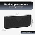 Car Storage Pocket, Leather Car Side Pocket Organizer, Multifunctional Seat Gap Pouch for Mobile Phones Cards Bills, Universal for Most Vehicles (Black) - Image 2