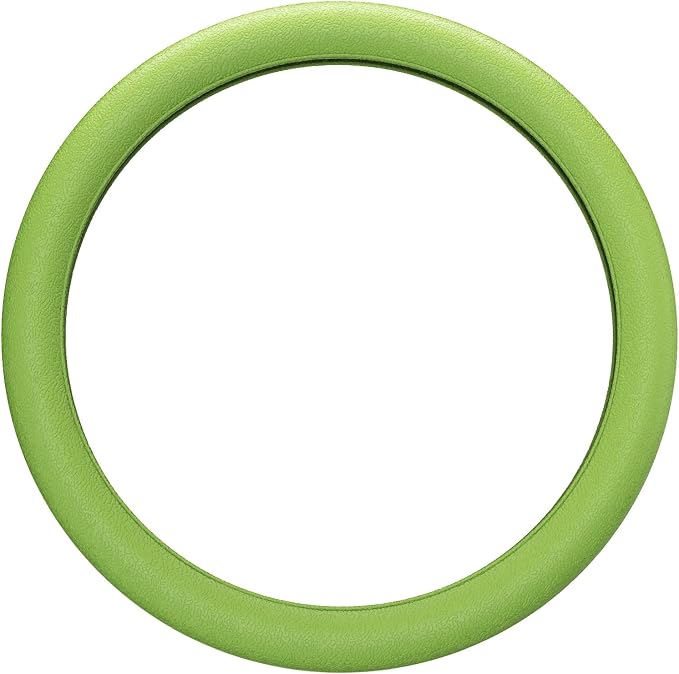 LRITER Car Steering Wheel Cover, Non-Slip Silicone Material, Green | Multiple Color Choices, Universal Auto Parts Steering Wheel Cover, Suitable for Most Cars by LRITER