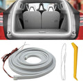 YoRise Car Trunk Light Strip, 157.48" Universal Flexible Auto Interior LED Lamp Strip Decoration, Waterproof Vehicle Trunk Ambient Lighting Accessories for Car SUV (White) by Unknown