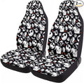 GENANY Skull Car Seat Covers Set of 2, Horror Breathable Front Seat Covers for Truck Sedan SUV, Spooky Car Accessories, Horror Gift for Women Men by GENANY