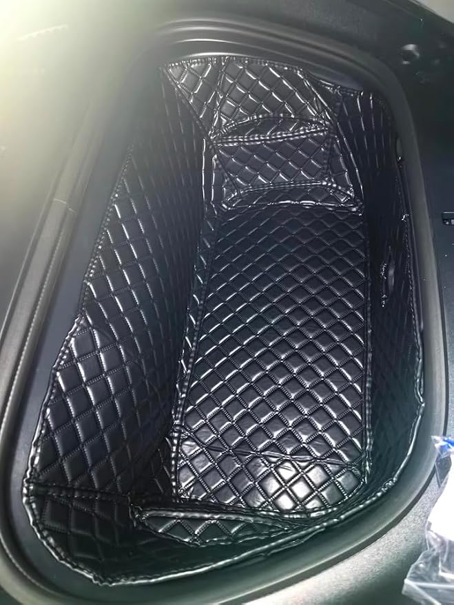 Compatible with Tesla Model Y 2020-2025 Frunk Mats Front Trunk Mat Frunk Organizer Leather All-Weather Full Coverage - Image 5