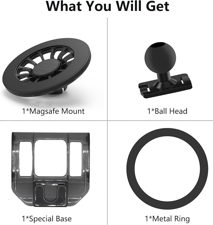 RAV4 Phone Mount for Magsafe, Exclusive Fit for Toyota RAV4 2019-2025, for iPhone 16/15/14/13/12/Mini Series, Air Vent Toyota RAV4 Accessories - Image 4