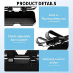 Sunglass Holder for Car Visor Clip - Universal Soft Protective Car Accessories Visor Glasses Holder, Vehicle Sunglass Organizer with Quick Release for Truck, Sedan, SUV (Black) - Image 3