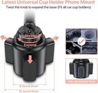 miracase Universal Cup Phone Holder for Car, [Upgraded Version] Adjustable Long Neck Car Cup Holder Phone Mount Cradle Friendly Compatible with iPhone Samsung Google and All Smartphones, Pink - Image 3