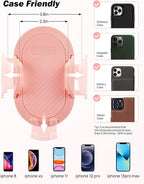 JOYTUTUS Cup Holder Phone Mount for Car, Car Cellphone Large Adapter Long Arm with 360 Degree Rotation, Compatible iPhone, Samsung & All Smartphones,Pink,1 Pack - Image 6