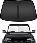 ARISMOTOR Windshield Sun Shade for Ford Bronco Sport 2021-2025 2026 | Custom Fit, Foldable, Front Window Sunshade Sun Visor Protector, Block UV Rays, Keep Car Cooler by ARISMOTOR
