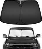 ARISMOTOR Windshield Sun Shade for Ford Bronco Sport 2021-2025 2026 | Custom Fit, Foldable, Front Window Sunshade Sun Visor Protector, Block UV Rays, Keep Car Cooler by ARISMOTOR