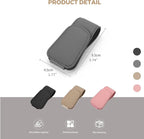 Magnetic Leather Car Sunglass Holder, Visor Sunglasses Holder Clip, 1 Pack | Suitable for Different Size Eyeglasses, Easy Opreation, Car Organziation Accessories - Image 8