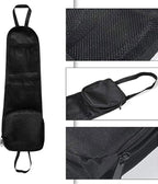 Car Seat Side Storage Pocket, Car Seat Organizer Hanging Bag (1, Black-1) - Image 4