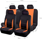 Flying Banner Car Seat Covers Front Seats Rear Bench Polyester car seat Protectors Easy installations Rear Bench Split Classic Man Lady Truck - Image 9