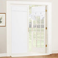 RYB HOME Blackout Door Curtains 80 inch Length, French Door Shades | Thermal Insulated, Self Adhesive, Privacy, For Patio Kitchen Front Entry Front Back Door Glass Window, W26 x L80, 1 Panel by RYBHOME