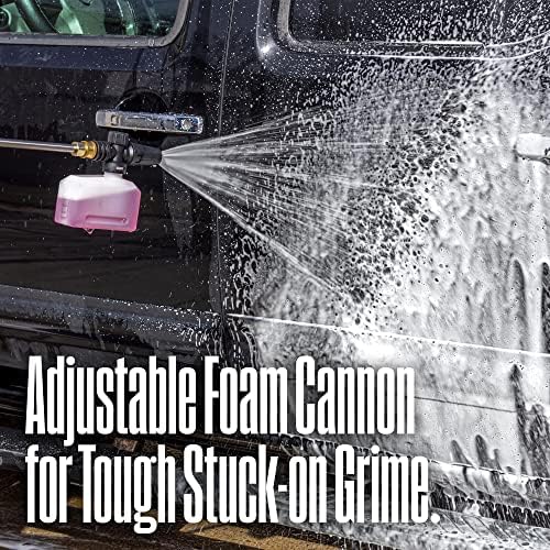 Westinghouse ePX3100v Electric Pressure Washer, 2100 Max PSI 1.76 Max GPM, Built-in Carry Handle, Detachable Foam Cannon, Pro-Style Steel Wand, 3-Nozzle Set, for Cars/Fences/Driveways/Home/Patios - Image 3