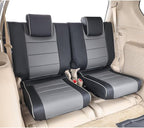 EKR Custom Fit 4Runner Car Seat Covers for Select Toyota 4Runner 2011-2023 (Only for 7 Seats Version) - Full Set,Leather (Black/Gray) | for Toyota 4Runner 2010-2024 Seat Covers for SUV Trucks,Airbag Compatible,Waterproof Pet-resistant,Faux Leather(Blac... - Image 6