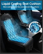 Liquid Cooling Car Seat Cover Cooling Seat Cushion with 3 Cooling Modes | 12V-24V Active Cooling Seat Cushion, Quiet Seat Cooler, for Car SUV Truck - Image 3
