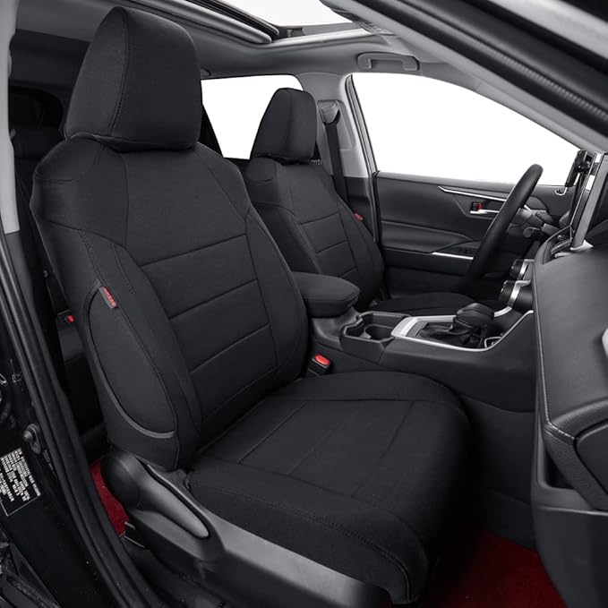 coverdream Corolla Seat Covers Full Set for 2020-2025 2026 Toyota Corolla SE,SE Apex,Nightshade,FX and 2023-2026 XSE Seat Cover,Fully Covered,Breathable Polyester Car Seat Protector (Black) by Coverdream