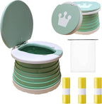 SunnySmile,Travel Potty,Car Potty for Toddler,Portable Toilet for Kids | Portable Toilet for Kids with 45 Liners,for Toddler Travel, Camping, Foldable, Indoor/Outdoor Use by SunnySmile