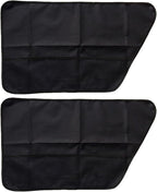 2-Pack Dog Car Door Guard - Anti-Scratch Back Seat Protector - Oxford Fabric, Black - Pet Supplies - Car Accessories for Dogs - Image 2