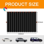 Magnetic Car Side Window Sun Shades for Breastfeeding, Taking a nap, Camping (Back Seat 4pcs) - Image 2