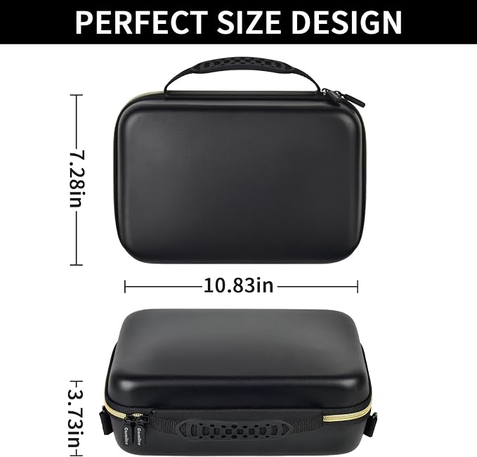 Barber Case for Hair Clippers, for Wahl, for Ufree and for Andis, Case Only | Trimmer Tools Storage Organizer, Easy-Clean PU Interior, for Barbers/Stylists/Pet Groomers, Travel/Home/Salon Use, Black - Image 5