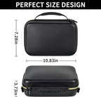 Barber Case for Hair Clippers, for Wahl, for Ufree and for Andis, Case Only | Trimmer Tools Storage Organizer, Easy-Clean PU Interior, for Barbers/Stylists/Pet Groomers, Travel/Home/Salon Use, Black - Image 5