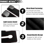 Car Seat Back Double Hooks for Headrest, Leather Car Back Seat Hooks for Purse and Bags, Upgraded 2 in 1 Purse Hook for Car Seat, Universal Vehicle Headrest Hangers for Car, Home (Black, 2PCS) - Image 3