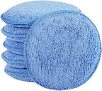 FONAROLL Microfiber Wax Applicator Pads, Car Wax Applicator, Buffing & Detail Polishing Foam Pads for Car Cleaning and Fine Polishing (5" Diameter, 6 Pack)… by FONAROLL