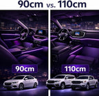 Acrylic Interior Car LED Strip Lights, Dreamcolor 10-in-1 Car Ambient Lighting Kit, with APP Control, 622 LED Fiber Optic Strip Lights for Cars, Supports Neon Sync with Music DIY Mode - Image 6