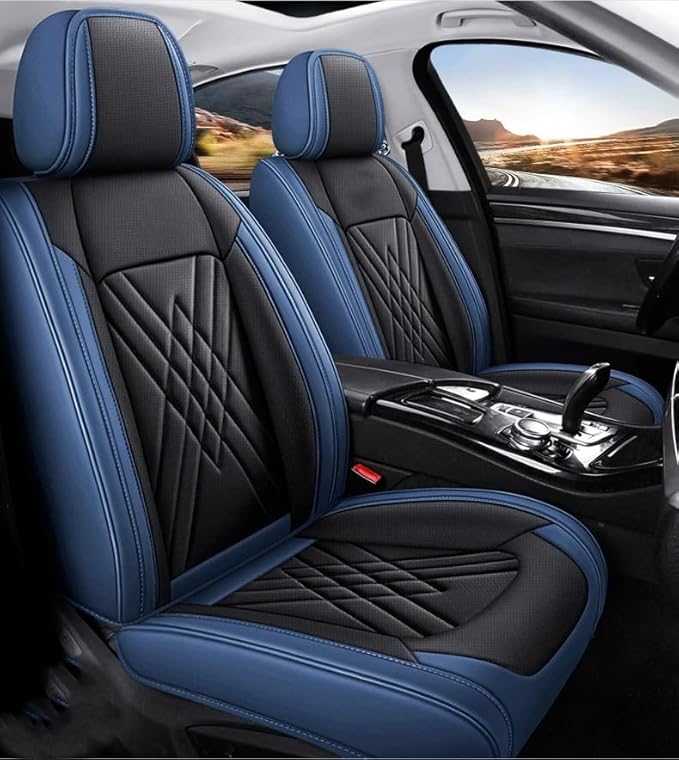 for car seat Covers Non-Slip （E.g, for Tesl,for Mercedes-Benz,for BMW,for Audi, for Ford, for Honda, for Nissan,for Toyota,for Chevrolet,for Jeep.. (Black Blue) - Image 7