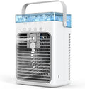 Portable Air Conditioners, Personal Evaporative Air Cooler, 3-Speed Small AC Fan, 8H Auto-off, Mini Air Conditioner, Cooling Fan for Car, Desktop, Camping, Bedroom, Office (Gray) by Tiptop+Home