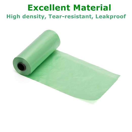 Ginsco 0.8 Gallons Disposable Trash Bags for Mini Car Trash Can, Portable Small Car Garbage Bags, Cars Accessories, Mini Trash Bags, Plastic Trash Bag for Cars/Home/Office (4 Rolls/60 Counts) Green - Image 2