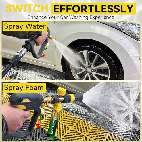 PWACCS Mini Foam Cannon Pressure Washer Gun, 100 ML - Image 2