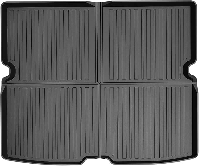 Powerty Trunk Mat Custom Fit for Mitsubishi Outlander 2022-2026(Not for PHEV or Sport Models), All Weather TPE Cargo Mat Liner for Outlander Rear Trunk by Powerty