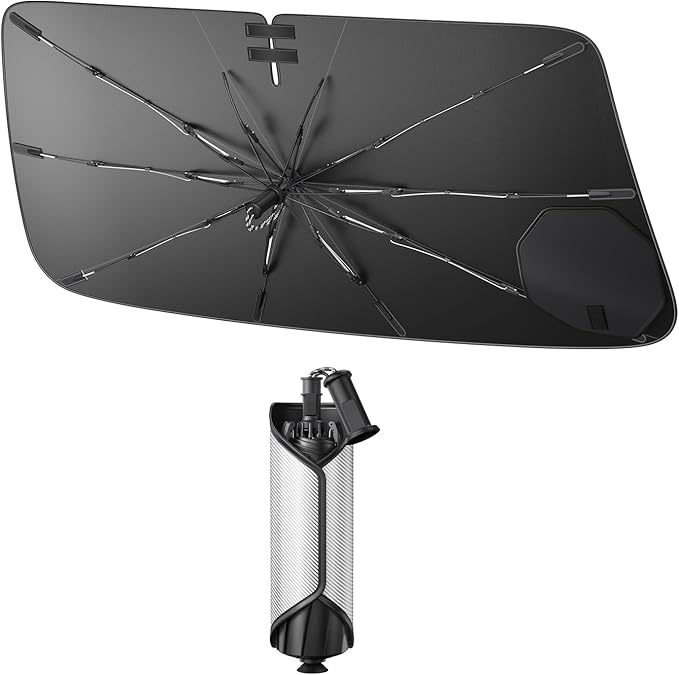 SXCY for 2026 Toyota RAV4 Windshield Umbrella Sunshade [Easier Foldable] | for 2026 Toyota RAV4 Accessories 2026 RAV4 Sunshade Umbrella 2026 RAV4 Windshield Umbrella Sun Shade - Image 8