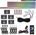 Interior Car Strip Lights Dreamcolor Acrylic Car Decorative Lights with APP Control Multicolor Internal Lighting Kit Music&DIY Function Ambient Fiber Optic Strip LEDs (Dreamcolor 18-1) by Unknown