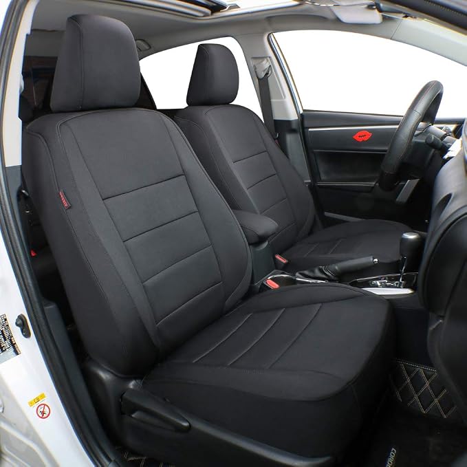 EKR Car Seat Covers for Subaru Crosstrek 2026(NO Base),Neoprene Full Set | Custom Fit for Subaru Crosstrek 2026 Premium/Sport/Limited/Wilderness(Rear W/ Armrest),Neoprene (Black) by EKR