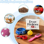 Doggie Medicine Bag with Pill Bags for Travel Medical Med Storage Bags with Zipper Dog Things Canvas Bag for Dog Mom Christmas Birthday Gifts for Doggie Dad Travel Cosmetic Makeup Bags Organizer Pouch - Image 3