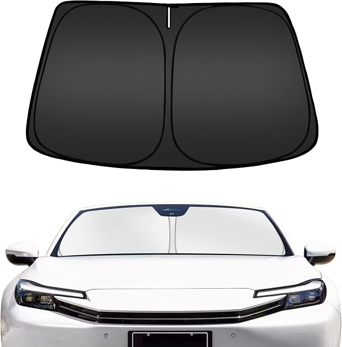 ARISMOTOR Windshield Sun Shade for Honda Prelude Hybrid Coupe 2026-2027 | Custom Fit, Foldable Front Window, Block UV Rays, Keep Car Cooler by ARISMOTOR
