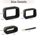 3PCS Clear Makeup Bags with Handles, TSA Approved Toiletry Bags, Diaper Bag Organizer Pouch, TPU Car Storage Organizer with Zippers, Waterproof Travel Organizer Bag for Women - Image 3