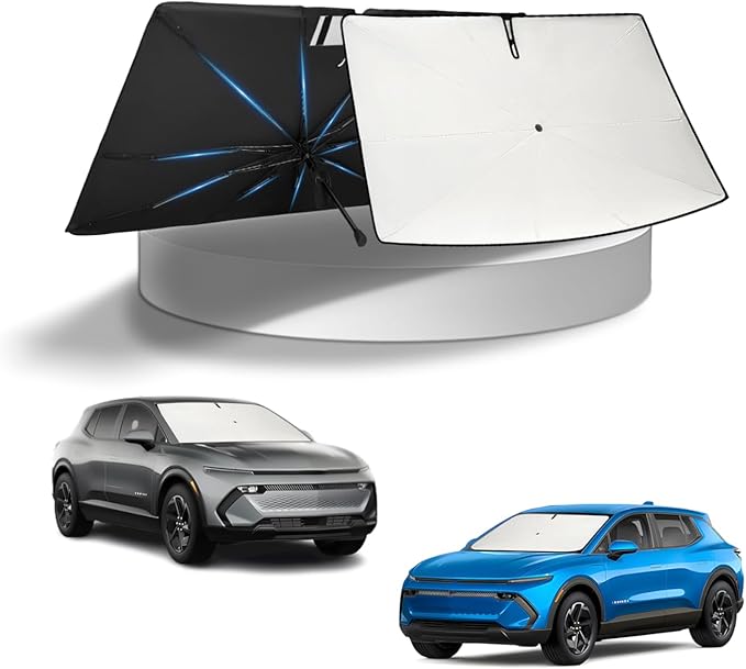 KUST Sun Shade Umbrella for 【2025-2026 Chevrolet Chevy Equinox/GMC Terrain】 | Custom Fit Windshield Sunshade | Foldable Sunshade with Bendable Handle | Blocks Heat & UV Scratch Resistant by KUST