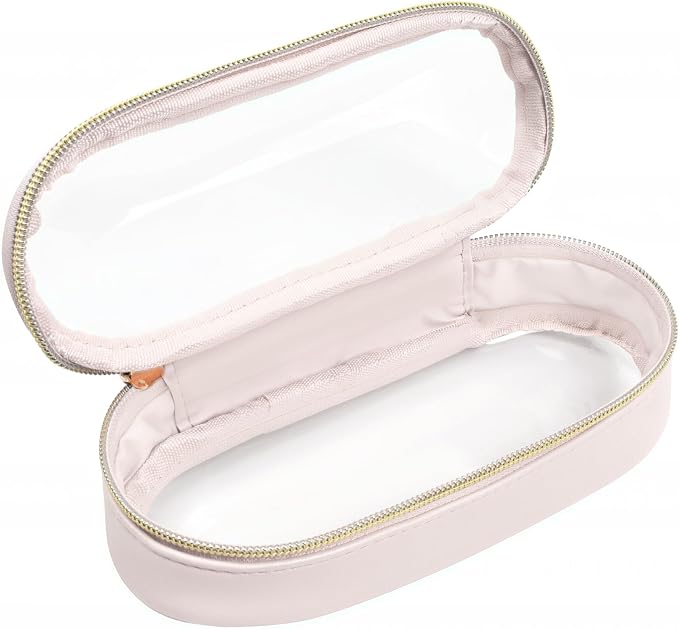 Clear Makeup Bag Small, TSA Approved Portable Toiletry Bag with Zipper Cosmetic Travel Bag Makeup Organizer Case Mini Makeup Pouch for Purse Car Organizer Bag for Women Men by FFpaw