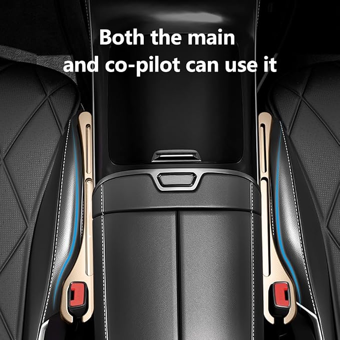 Stacool [2026 Upgrade] 2PCS Car Seat Gap Filler with Phone Holder,Multi-Function Car Side Seat Gap Filler for Prevent Items Falling,Universal Car Seat Organizer Car Accessories (Beige) - Image 6