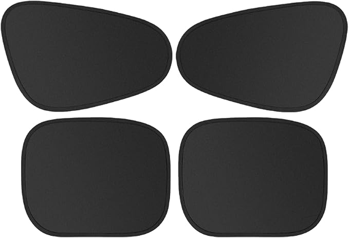 Car Window Sunshade Privacy Curtains, Car Side Window Sunshade Shade for Car Windows, 100% Light Blocking, for Breastfeeding, Napping, Changing, Camping, Side Window Baby Shade, 4 PCS - Image 8
