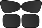 Car Window Sunshade Privacy Curtains, Car Side Window Sunshade Shade for Car Windows, 100% Light Blocking, for Breastfeeding, Napping, Changing, Camping, Side Window Baby Shade, 4 PCS - Image 8