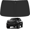 Windshield Sun Shade for GMC Sierra 1500 2500 3500 Accessories 2019 2020 2021 2022 2023 2024, Foldable Window Sunshade Sun Visor Protector, Front Windshield Sunshade Sun Shield by ULROLIT