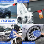 16 IN 1 Car Wash Foam Gun,Adjustable Hose Wash Sprayer for Car/Garden Clean - Image 7