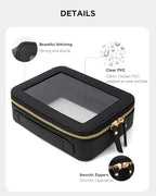 Clear American Mahjong Tile Bag, Makeup Bag Travel Cosmetic Organizer Case Waterproof Skincare Toiletry Bag with Zipper Portable Make Up Pouch Compact Car Organizer Bag for Essentials - Image 5