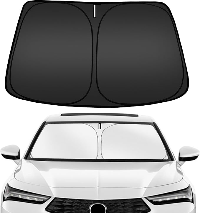 ARISMOTOR Windshield Sun Shade for Acura Integra 2023-2026 2027 | Custom Fit, Foldable Front Window Sunshade Sun Visor Protector, Block UV Rays Keep Your Car Cooler by ARISMOTOR