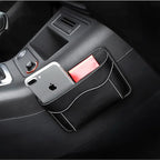 Moly Magnolia PU Leather Car Seat Side Pocket Organizer, Multicolor/Flag | holds phones pens and cards, console door or narrow-gap placement, fits most cars, SUVs, and trucks, car interior accessories - Image 5