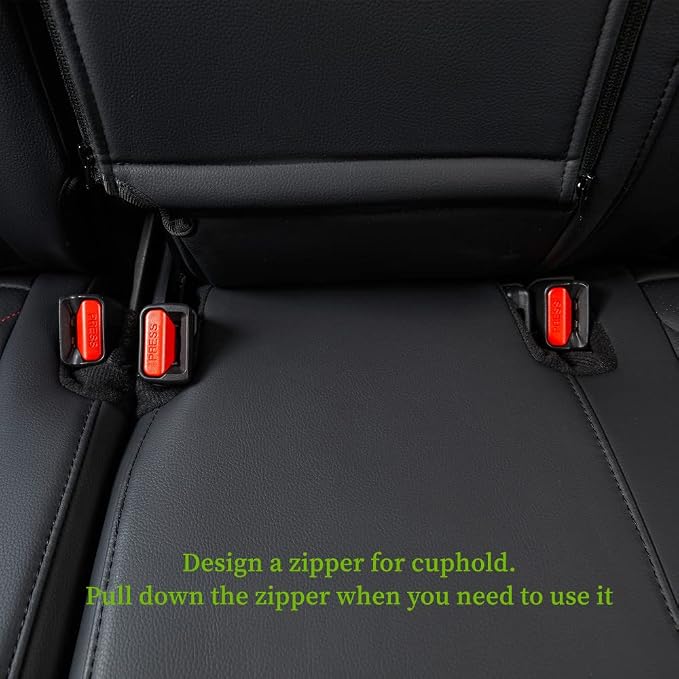 coverdream Custom Seat Covers for 2023-2026 Honda CR-V,Premium Faux Leather Car Seat Cover Set,Full Set Waterproof SUV Seat Protector,Armrest Covers Included - Image 6