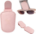 Sunglass Holder for Car Visor Clip, Teen Girl Car Essentials, Cute Pink Car Accessories for Women, Car Visor Magnetic Sunglasses Holder Clip (1, Pink) by Unknown